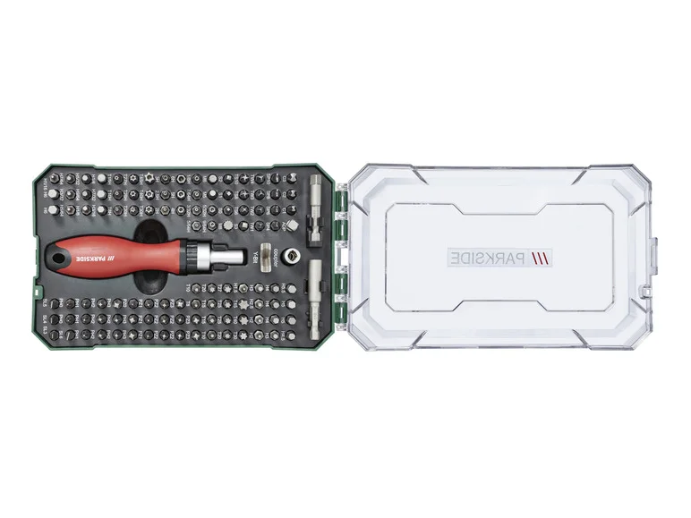 PARKSIDE® Tournevis à cliquet avec set d'embouts