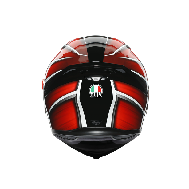 K5 S MULTI ECE DOT - TEMPEST BLACK/RED