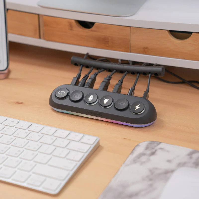 Streamplify HUB DECK 5 Slot. RGB. 12V - black