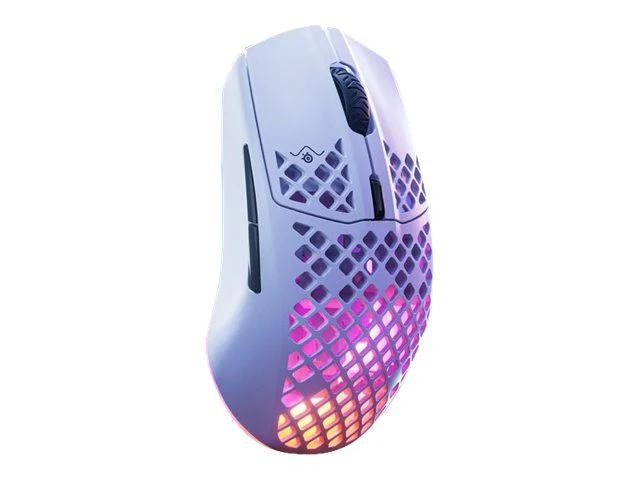 SteelSeries Aerox 3 WIRELESS 2022 Edition Optisches Funkkabel Weiß