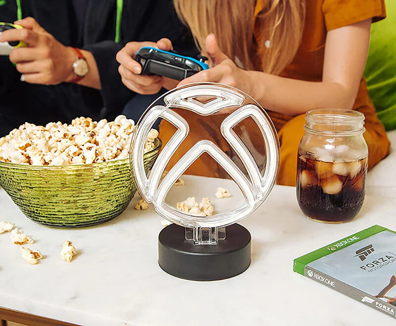 Tabel Lamp Xbox Logo Neon White 22.8 cm