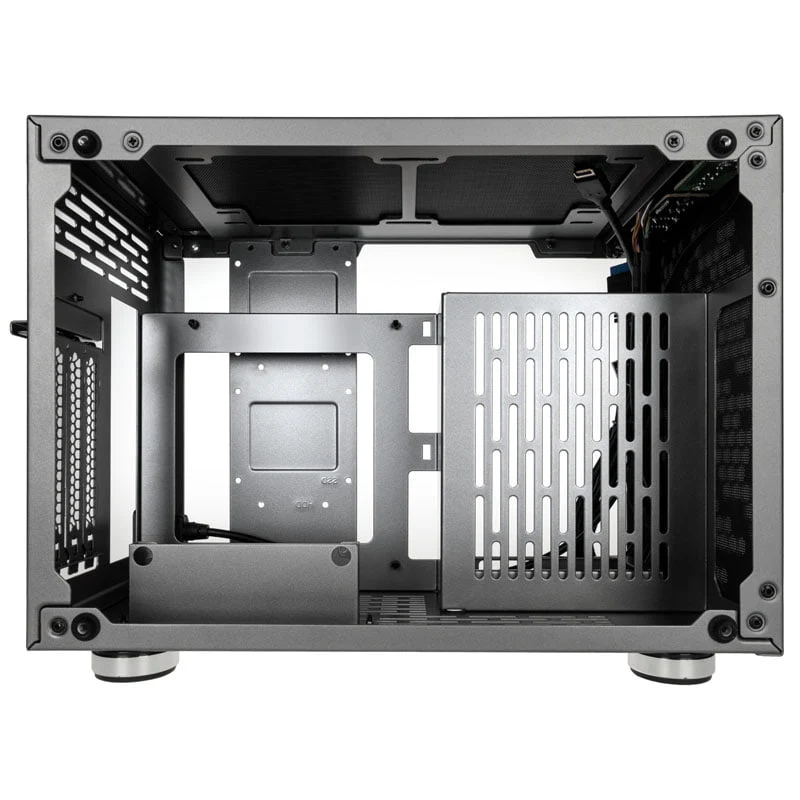 Kolink Rocket Heavy Vented Edition Aluminium-Mini-ITX-Gehäuse– Gunmetal Grey