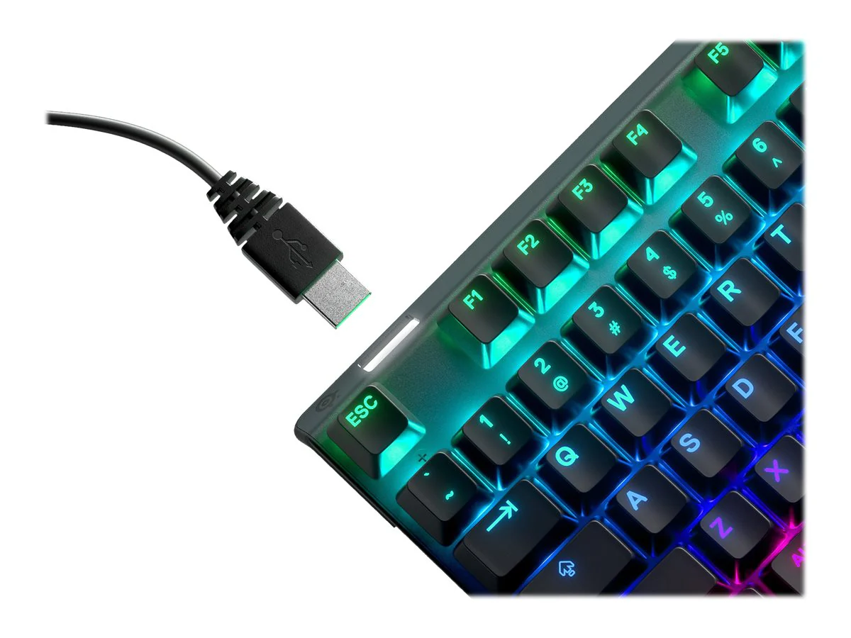 SteelSeries Apex Pro Tastatur. mechanisches RGB-Kabel
