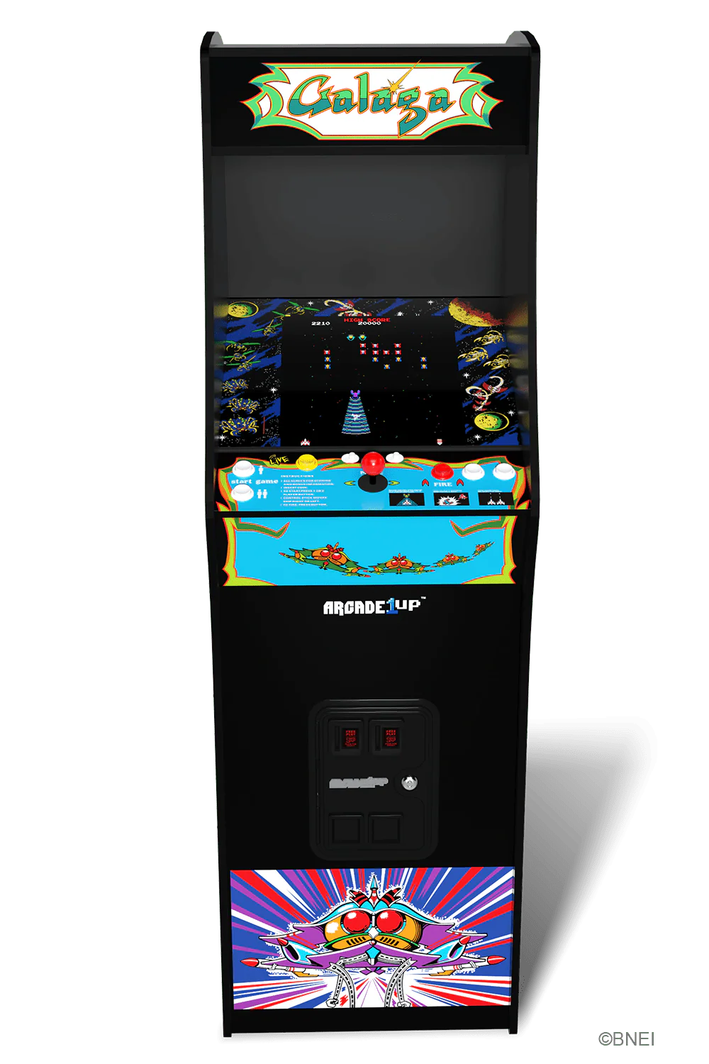 ARCADE 1 UP GALAGA DELUXE ARCADE MACHINE