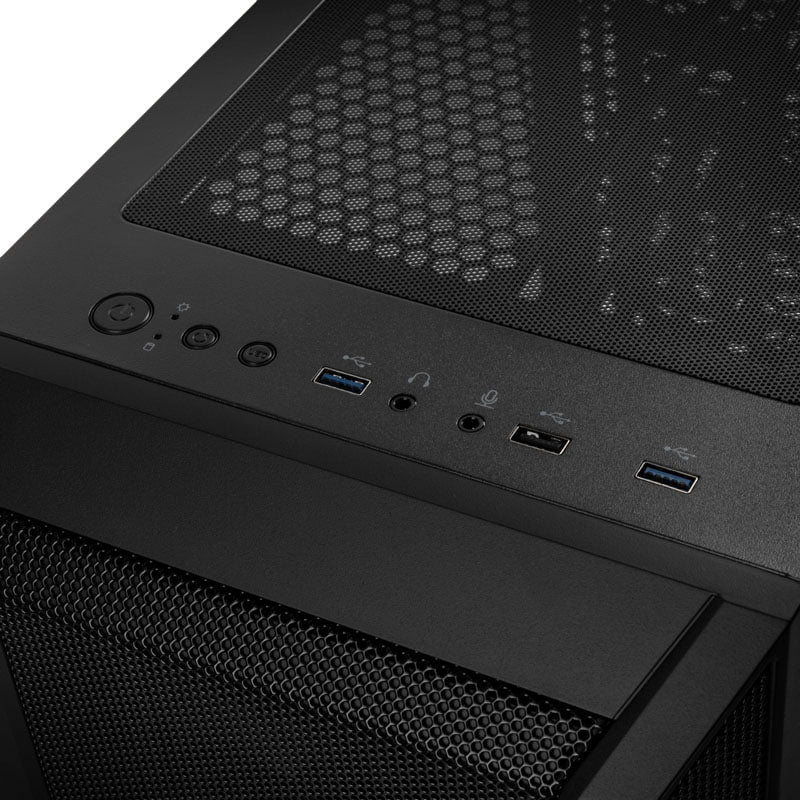 Kolink Citadel Mesh Micro-ATX-Gehäuse– Schwarz