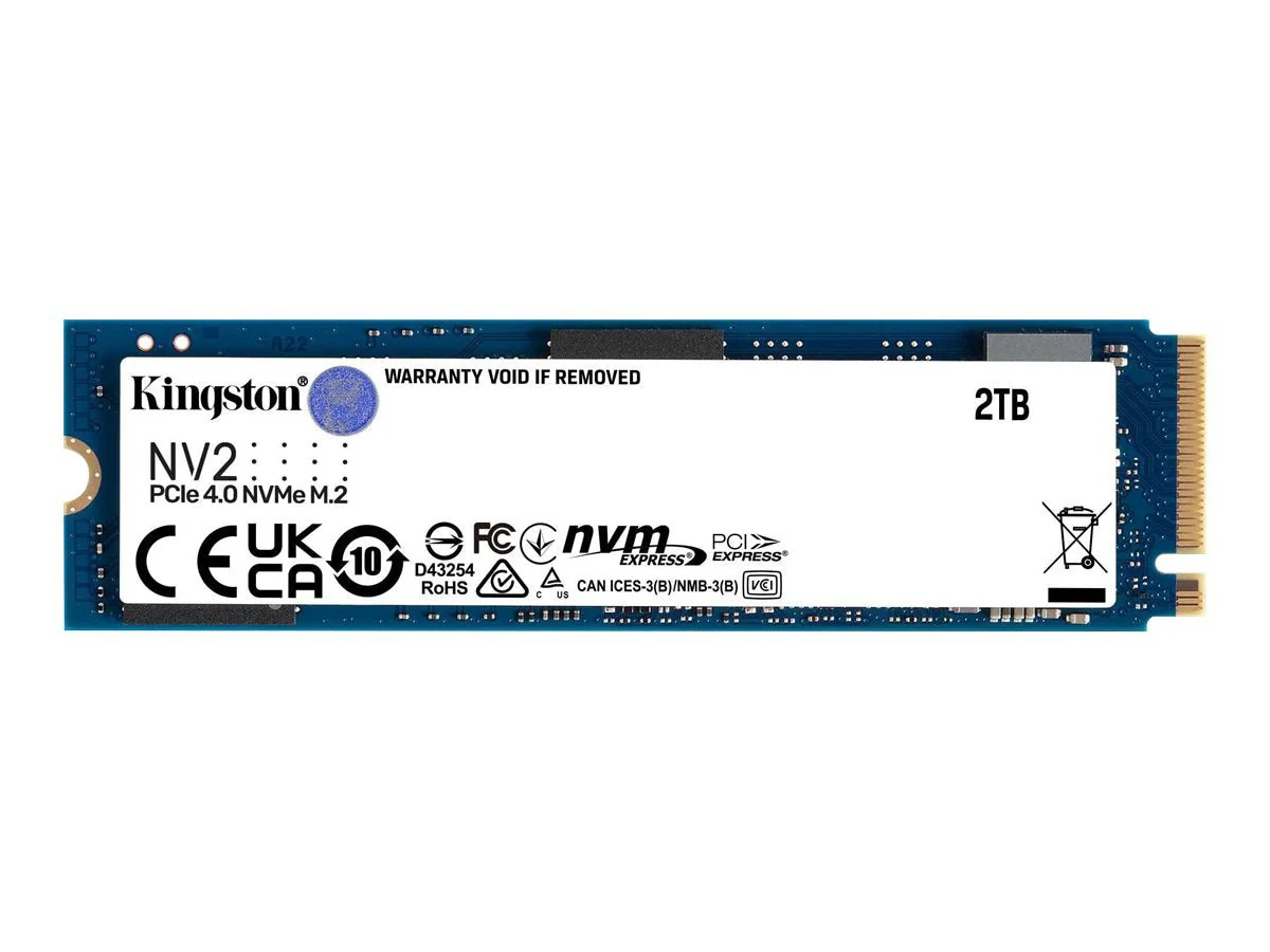 2 TB SSD Kingston NV2 M.2 2280 PCIe 4.0 NVMe [R3500/W2800]
