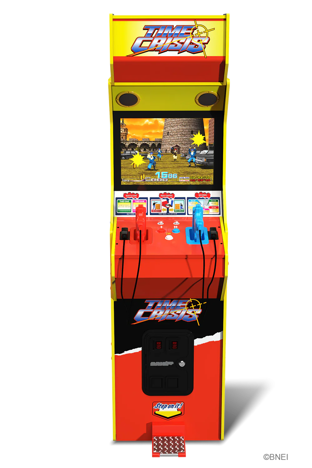 ARCADE 1 UP TIME CRISIS DELUXE ARCADE MACHINE