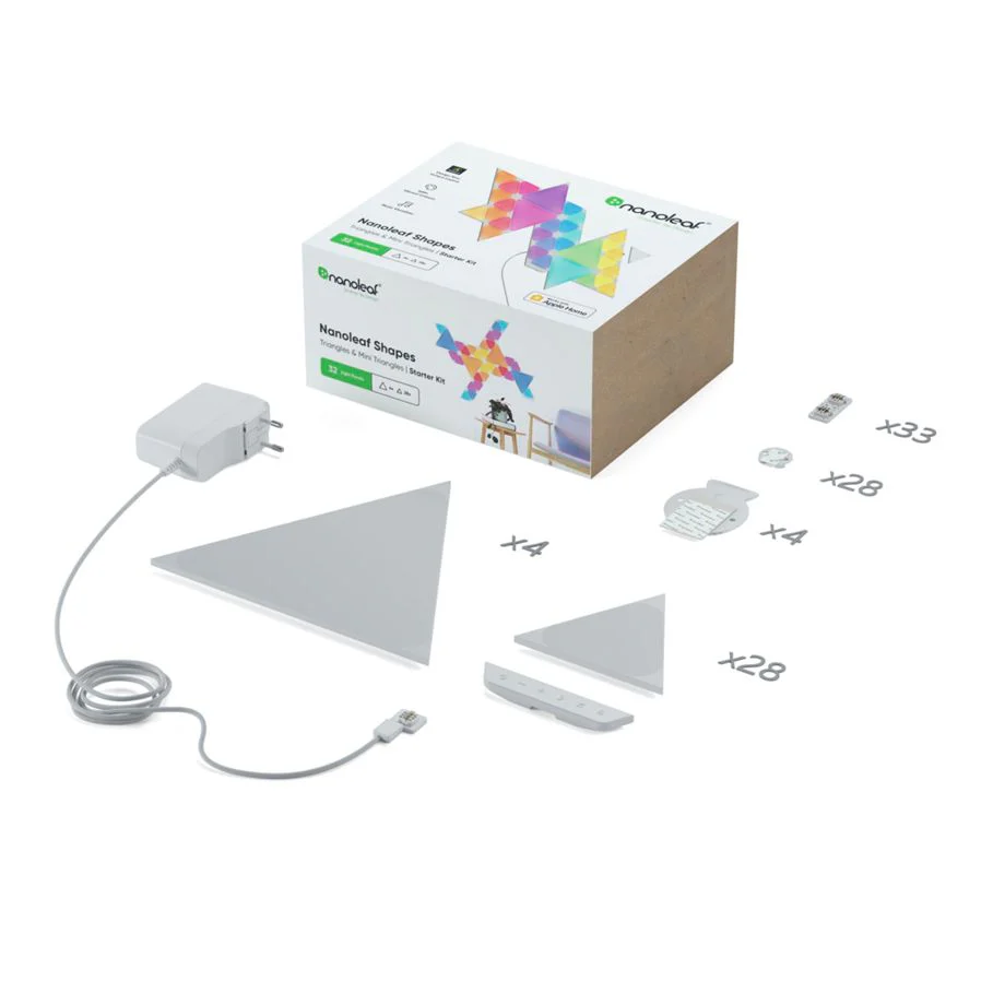Nanoleaf Shapes Starter Kit Dreiecke & Mini (32 Panels)