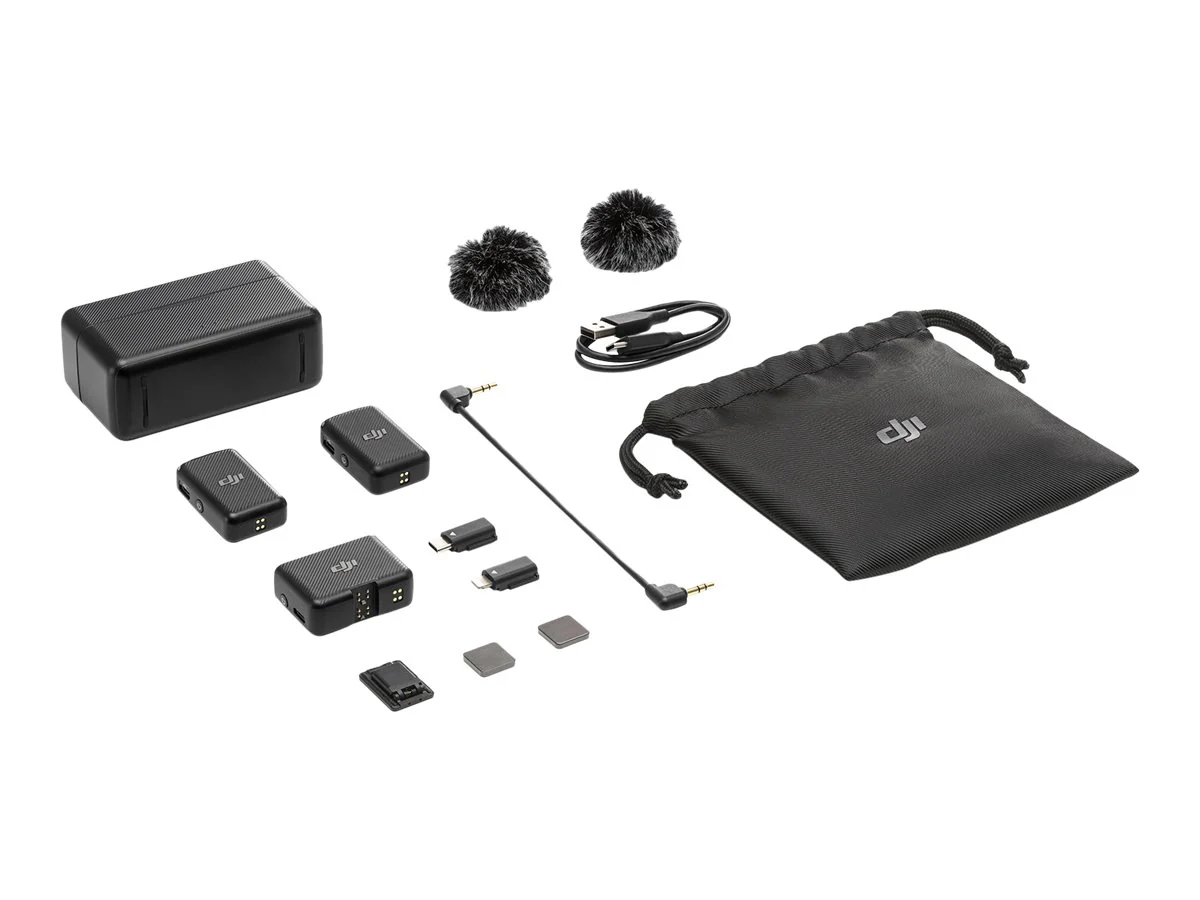 DJI Mic Kabelloses Mikrofonsystem Wireless Schwarz