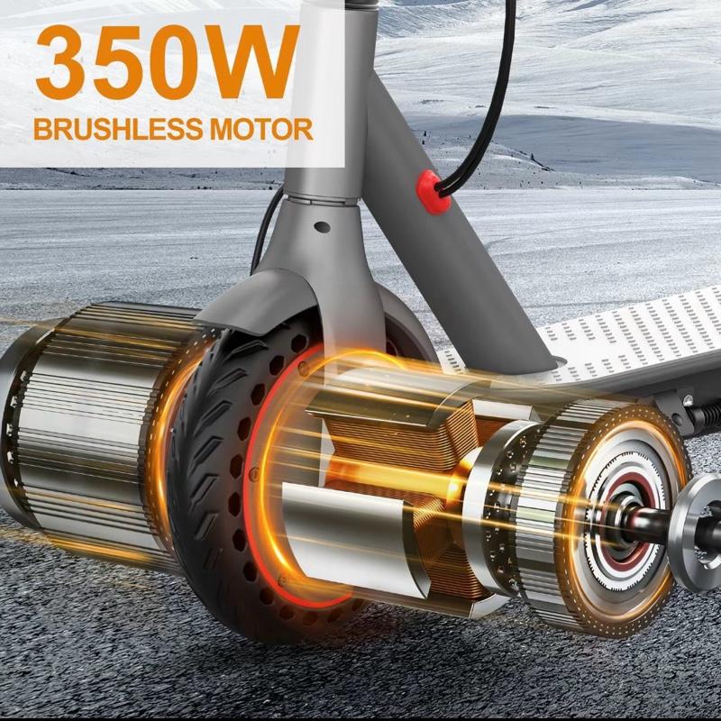 Ladped LP60 Electric Scooter - 16 MPH Max Speed 8.5 Honeycomb Solid Tires 350W Motor 12 Miles Range Foldable Commuter Scooter with Dual Braking System & App Control - Online Shop