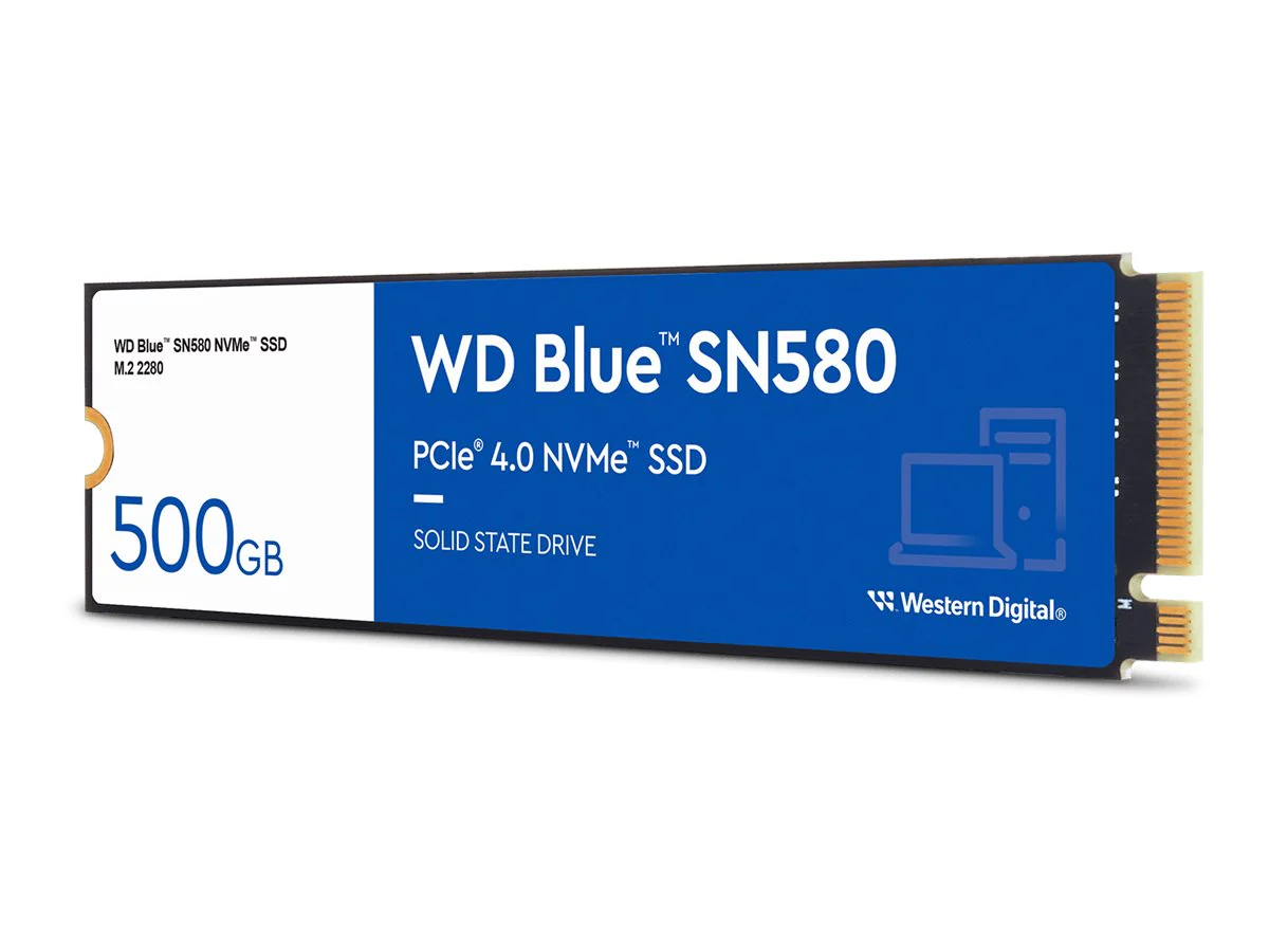 WD Blue SN580 SSD 500GB M.2. NVMe