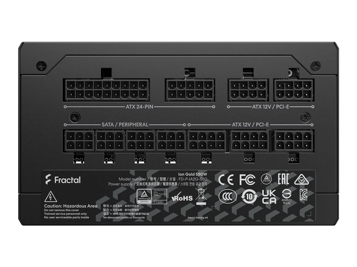 Fraktales Design– ION+550W– 80+ Gold