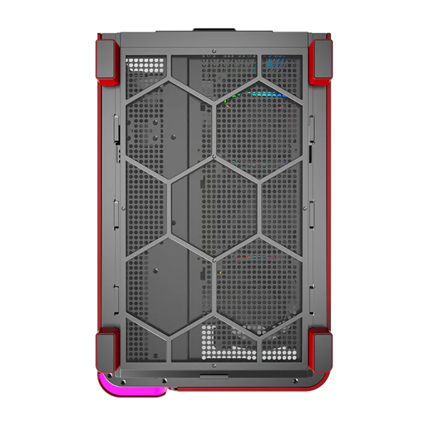 Montech King 95 Pro Rød-  curved glas