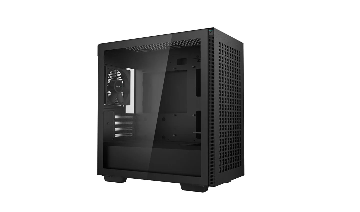 DeepCool CH370 Micro-ATX Case. Black
