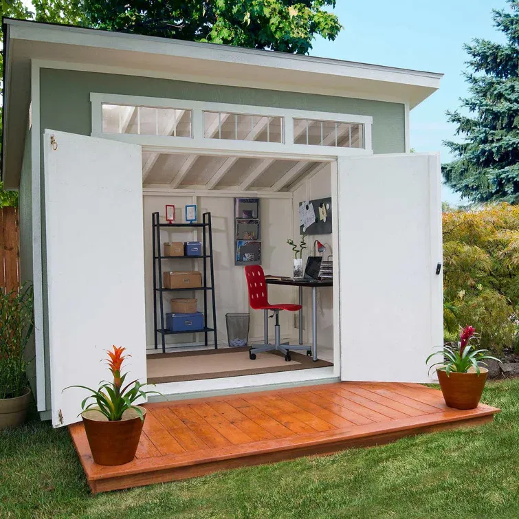 Olympia Do-it Yourself 7.5 ft. W x 10 ft. D Manufactured Woo