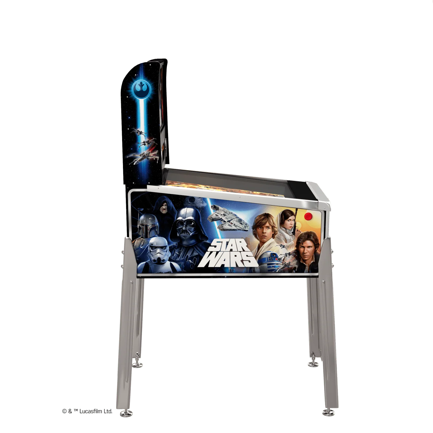 ARCADE 1 UP STAR WARS PINBALL MACHINE