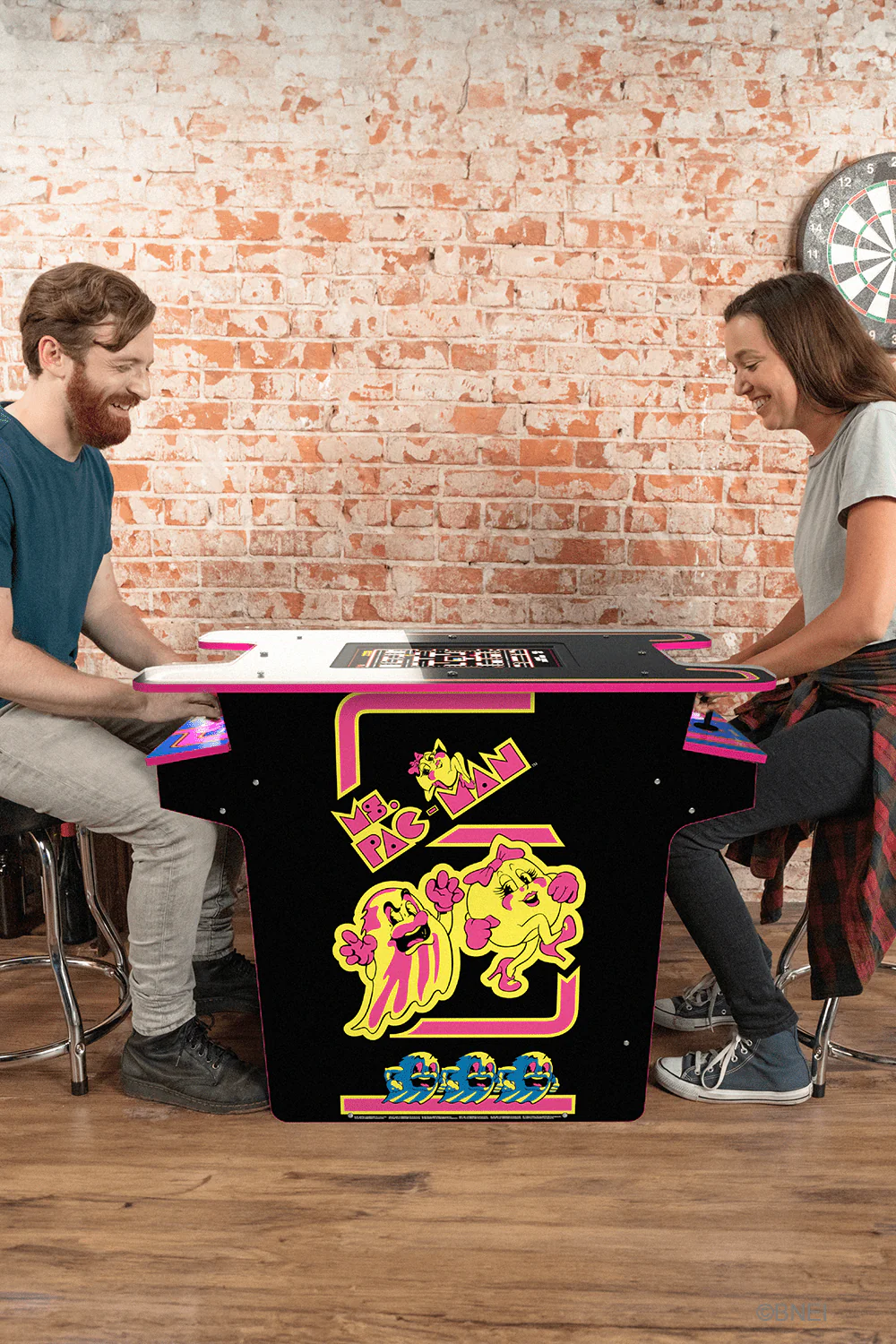 ARCADE 1 UP MS. PAC-MAN HEAD-TO-HEAD TABLE