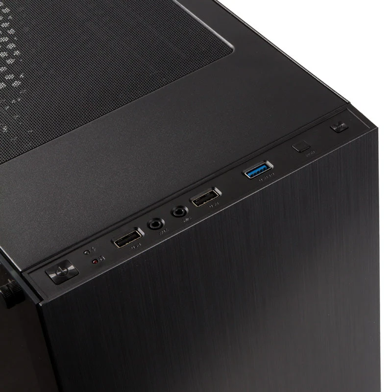 Kolink Stronghold Midi-Tower. gehärtetes Glas– schwarzes Fenster