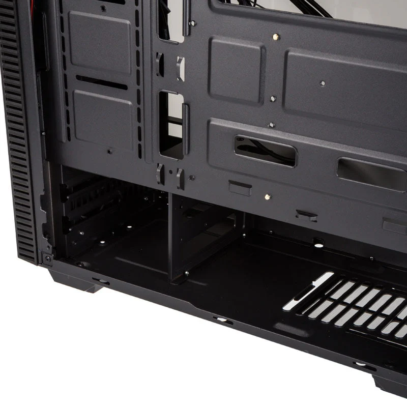 Kolink Stronghold Midi-Tower. gehärtetes Glas– schwarzes Fenster