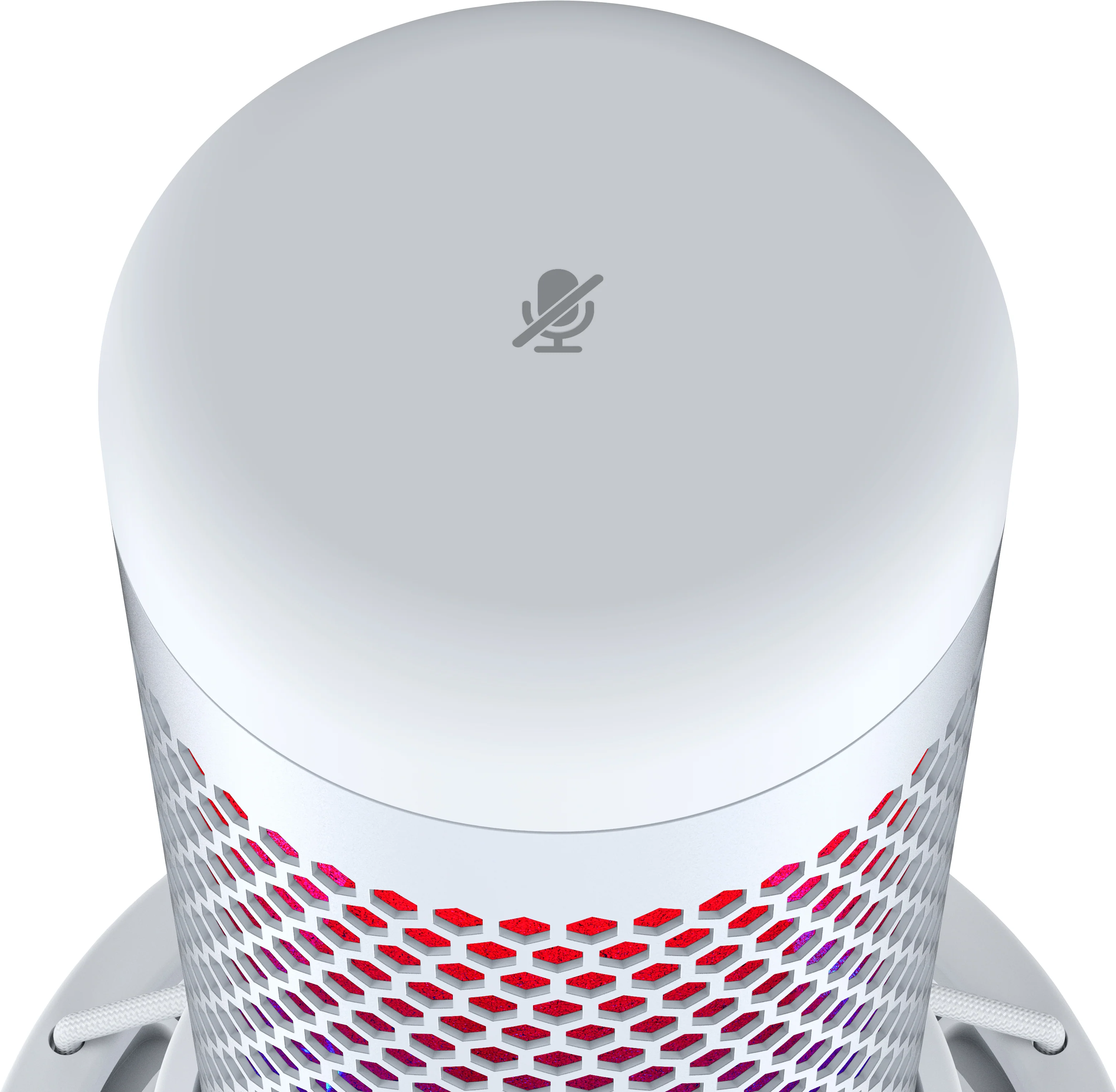 HyperX QuadCast S Mikrofon - Hvid