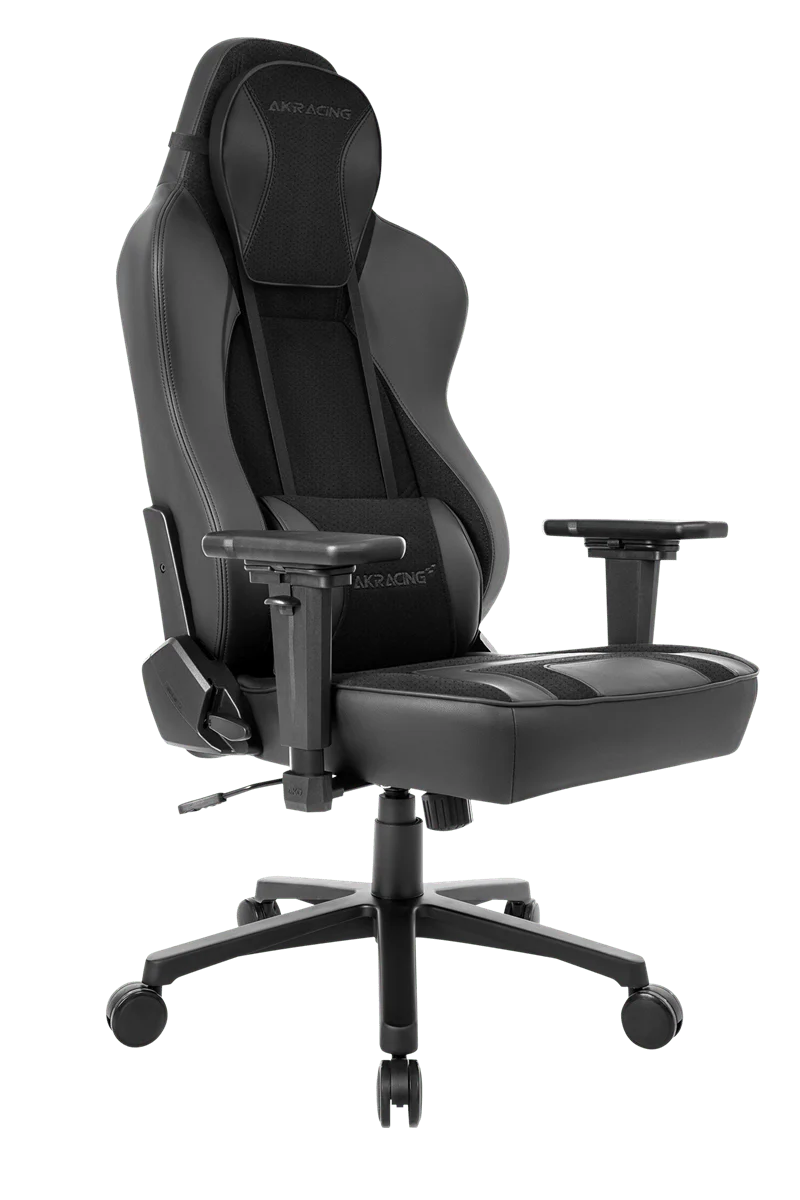 AKRacing Obsidianschwarz/Alcantara