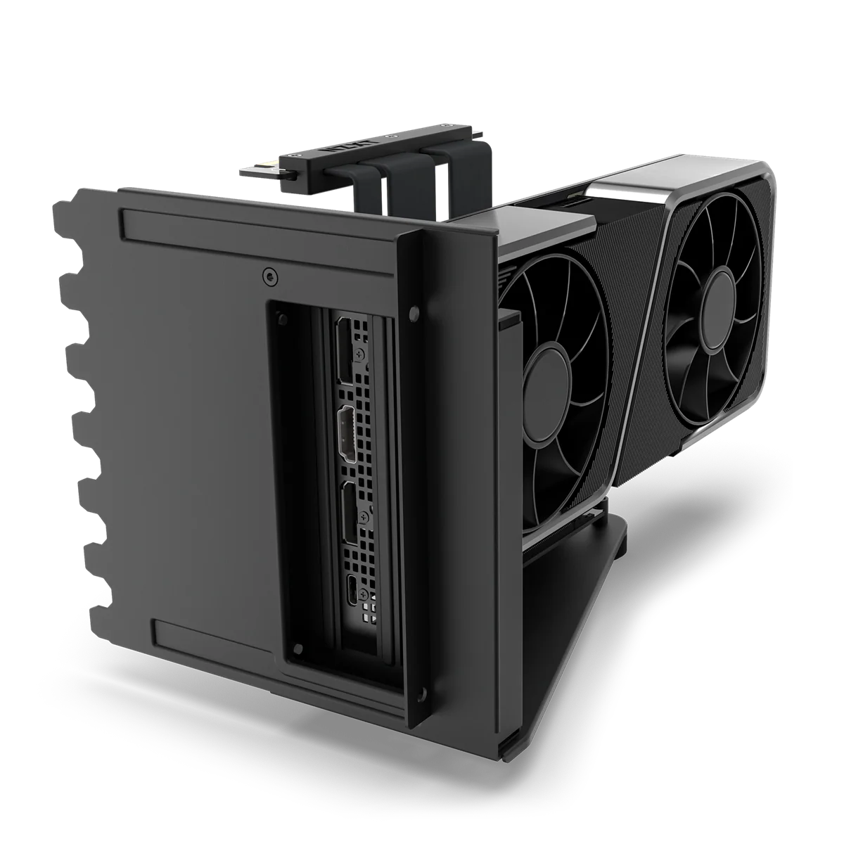 GPU-Halterungsset der NZXT H7-Serie. Schwarz