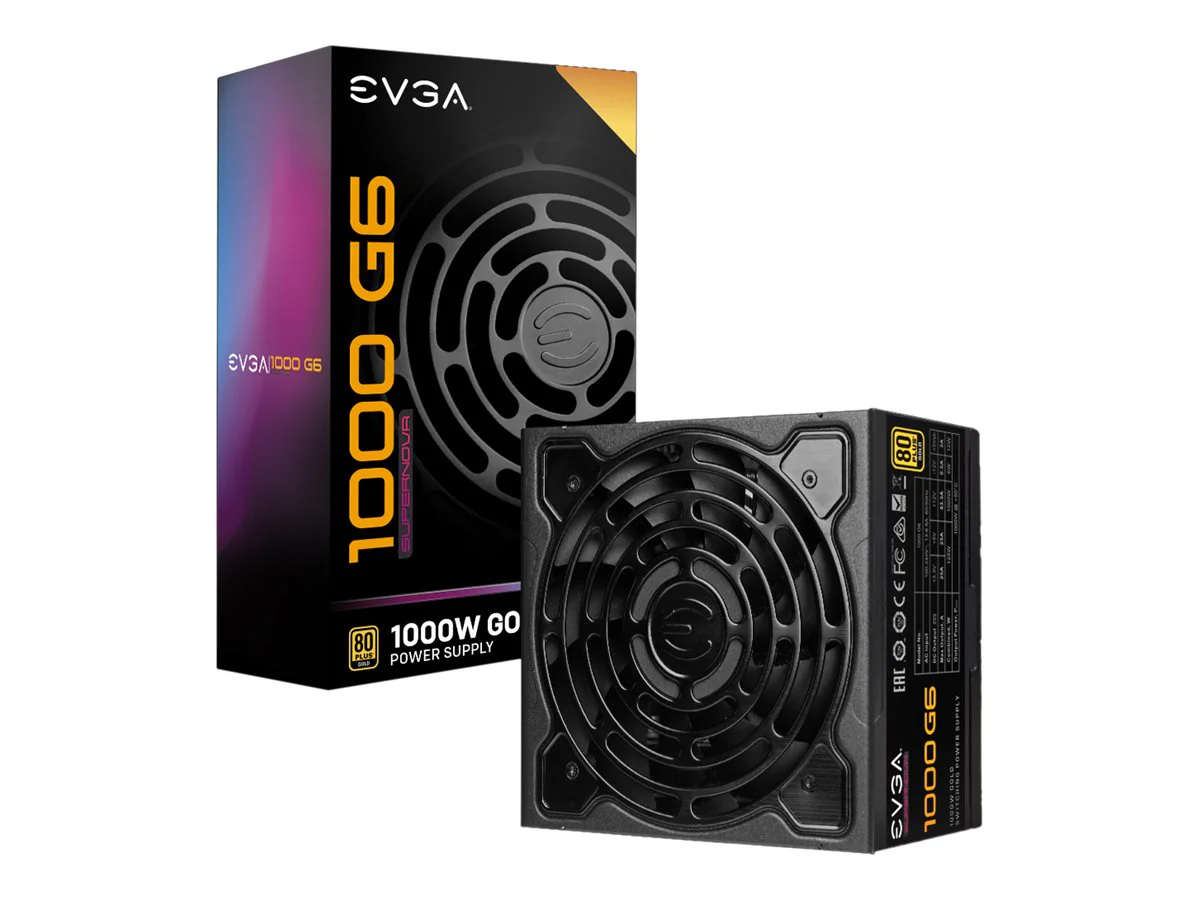 Netzteil EVGA Supernova G6 1000W. Gold