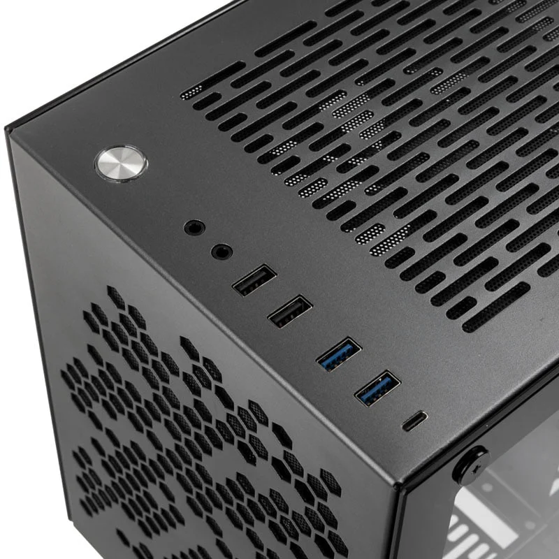 Kolink Rocket Heavy Aluminium Mini-ITX-Gehäuse– Gunmetal Grey