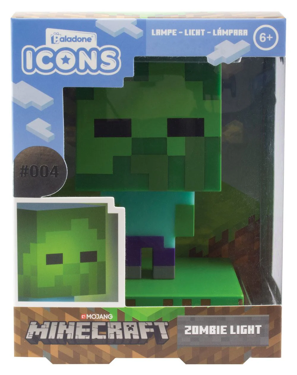 Minecraft 3D-Symbol Light Zombie