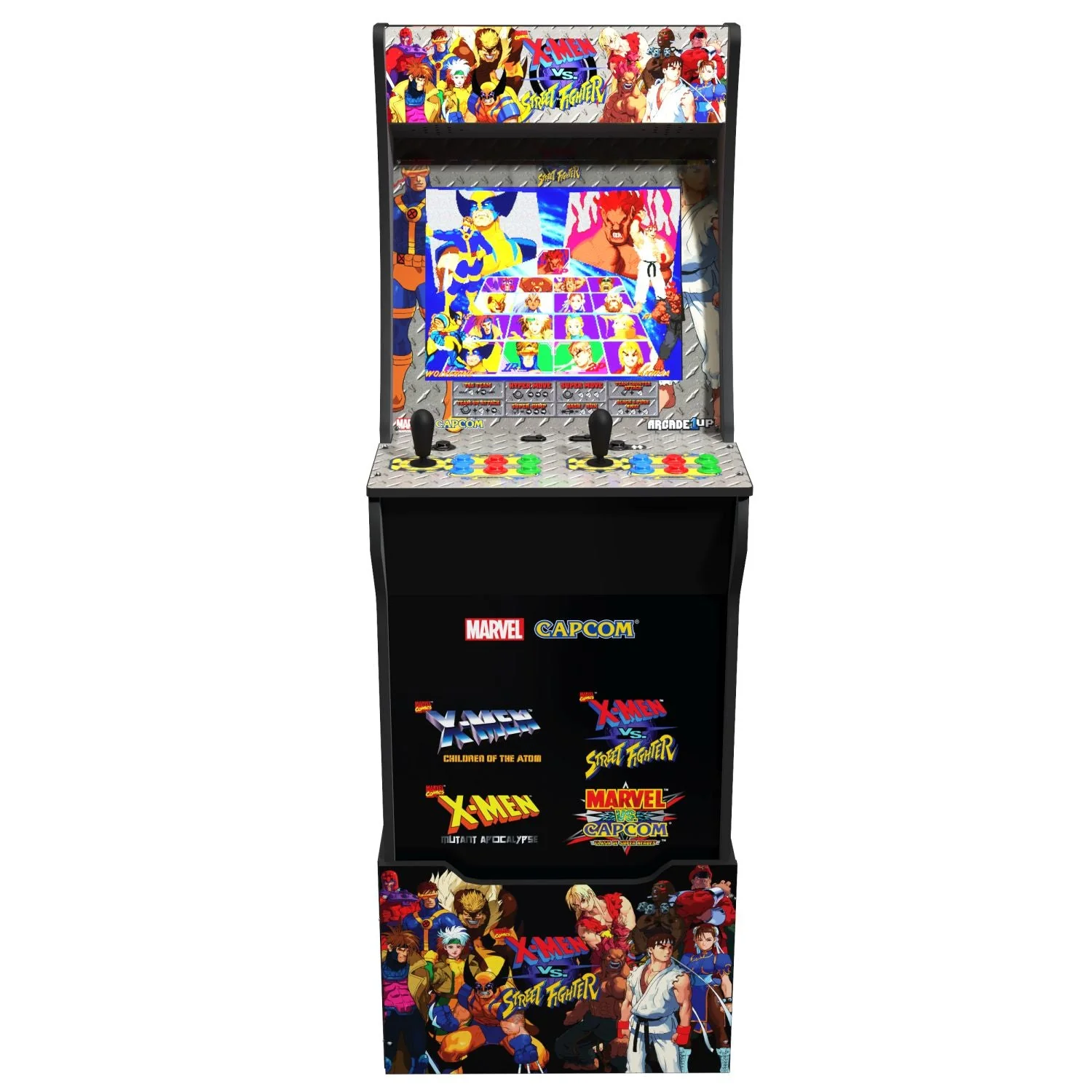 ARCADE 1 UP X-MEN VS STREET FIGHTER ARCADE MACHINE