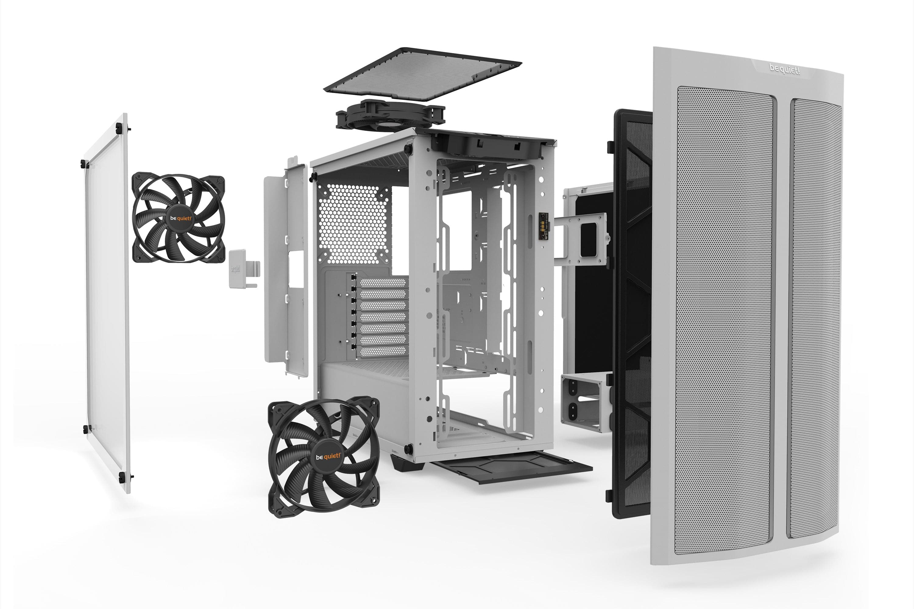 ruhig sein! Pure Base 500DX Weiß