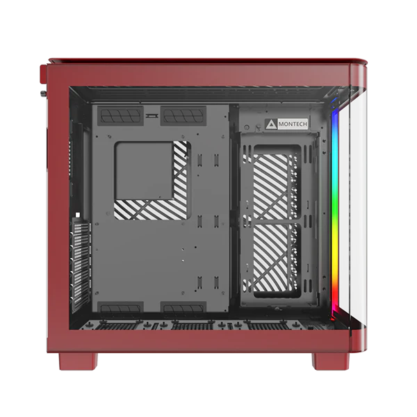 Montech King 95 Rød -  curved glas