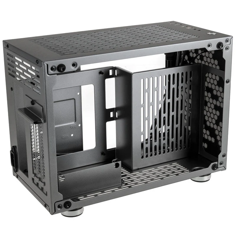Kolink Rocket Heavy Vented Edition Aluminium-Mini-ITX-Gehäuse– Gunmetal Grey