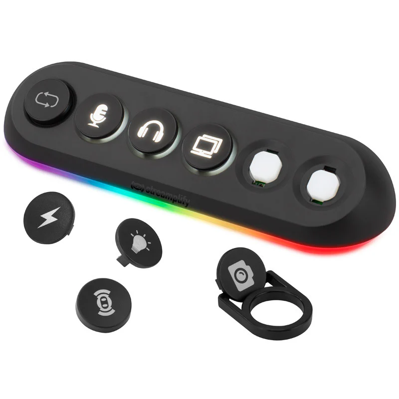 Streamplify HUB DECK 5 Slot. RGB. 12V - black