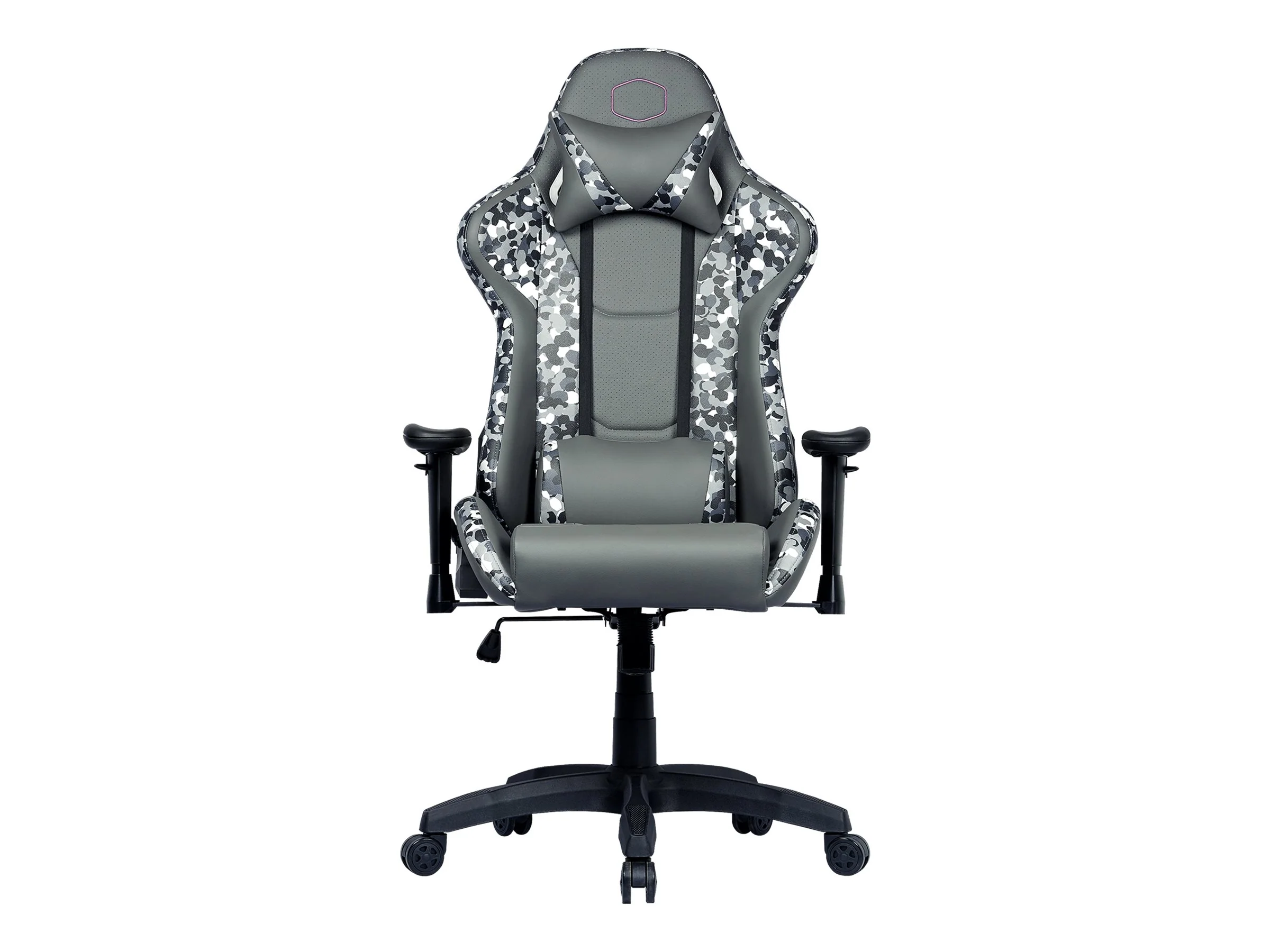 Cooler Master Calibre R1S Dark Knight CAMO Gamer Stuhl Schwarz Grau Weiß