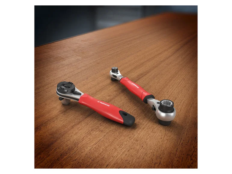 PARKSIDE® Clé multi-cliquet ou cliquet 8 en 1. poignée bi-matière