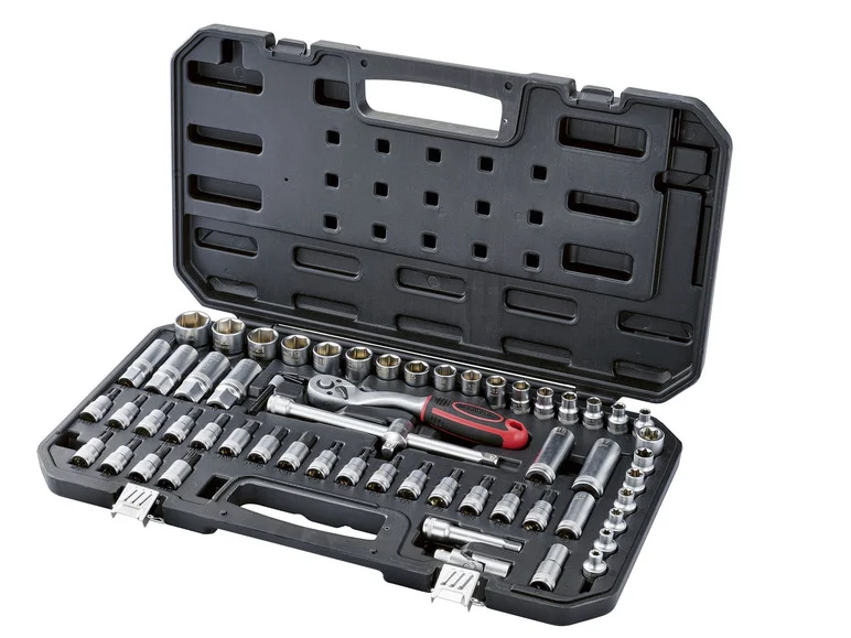 PARKSIDE® Set de douilles et d'embouts PSSS 65 A1. 65 pièces