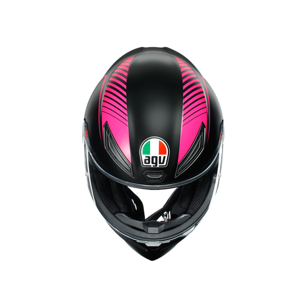 K1 MULTI ECE DOT - WARMUP BLACK/PINK