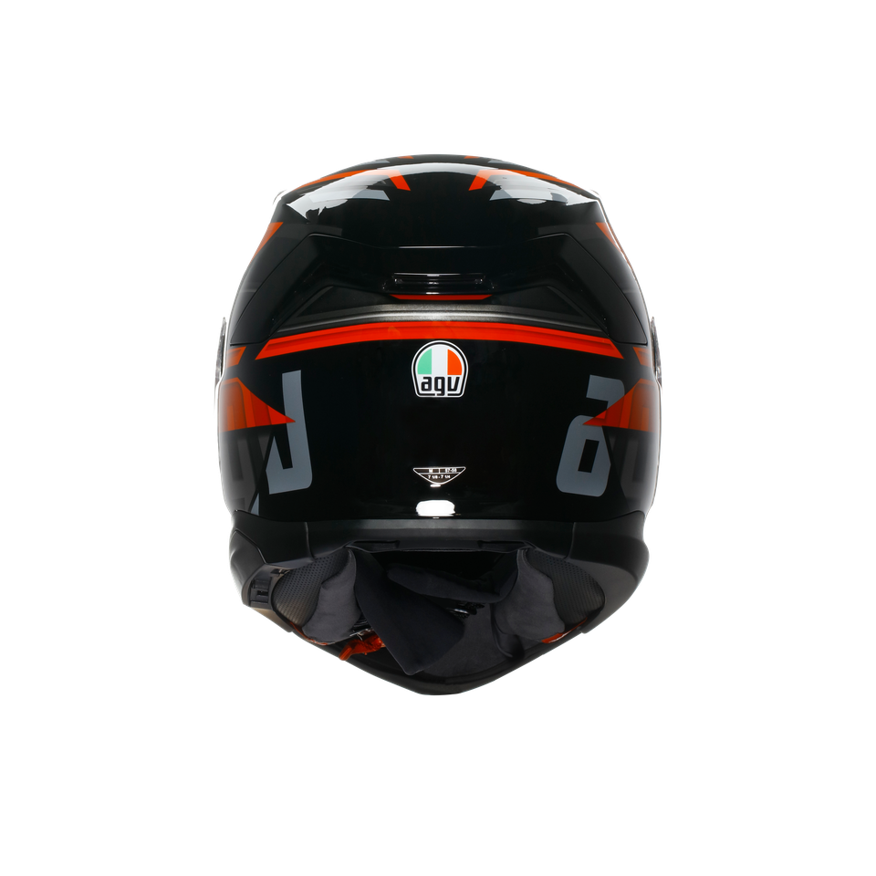 K7 AGV E2206 MPLK - TAURAX BLACK/RED