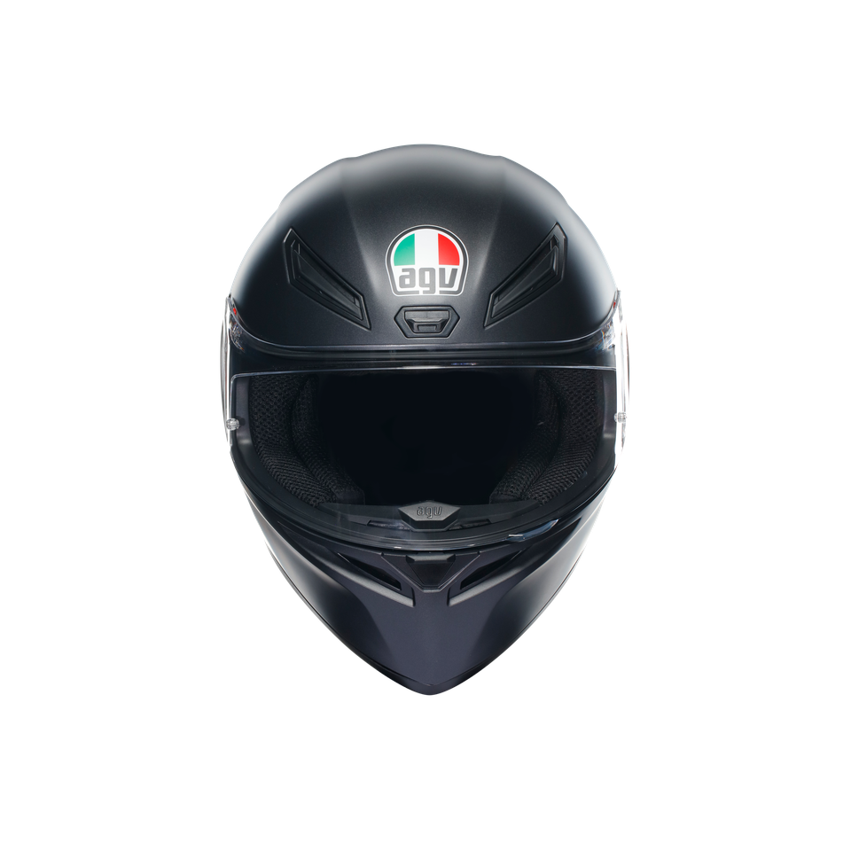 K1 S MATT BLACK - MOTORBIKE FULL FACE HELMET E2206