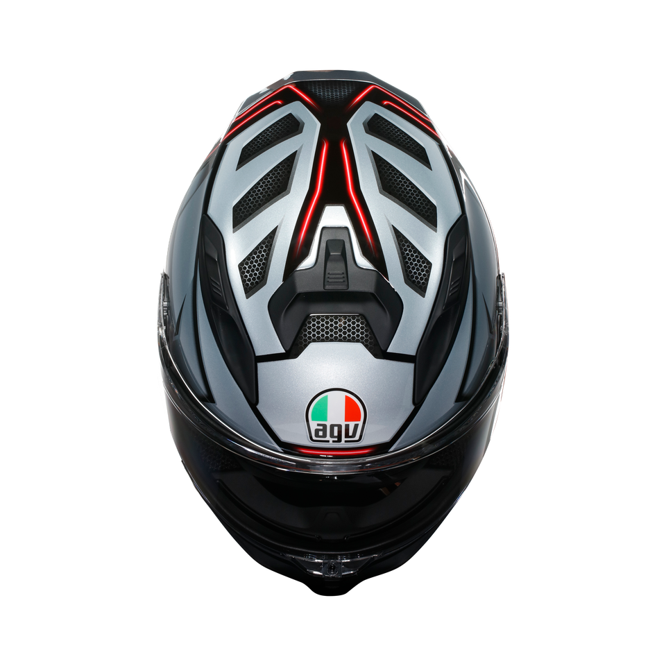 K7 AGV E2206 MPLK - JAEGER BLACK/SILVER