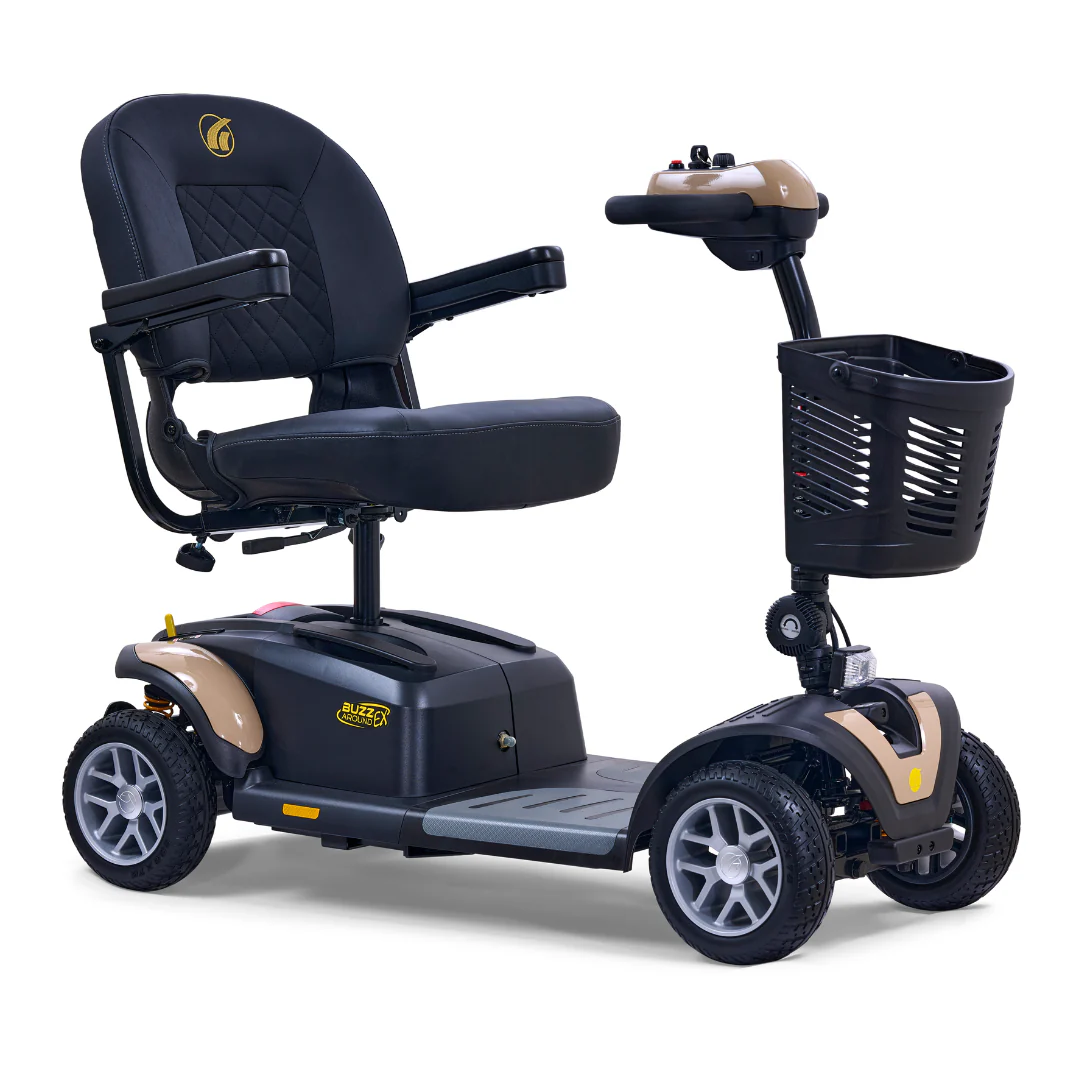 Golden Technologies BuzzAround EX Extreme 4-Wheel Heavy Duty Long Range Travel Scooter