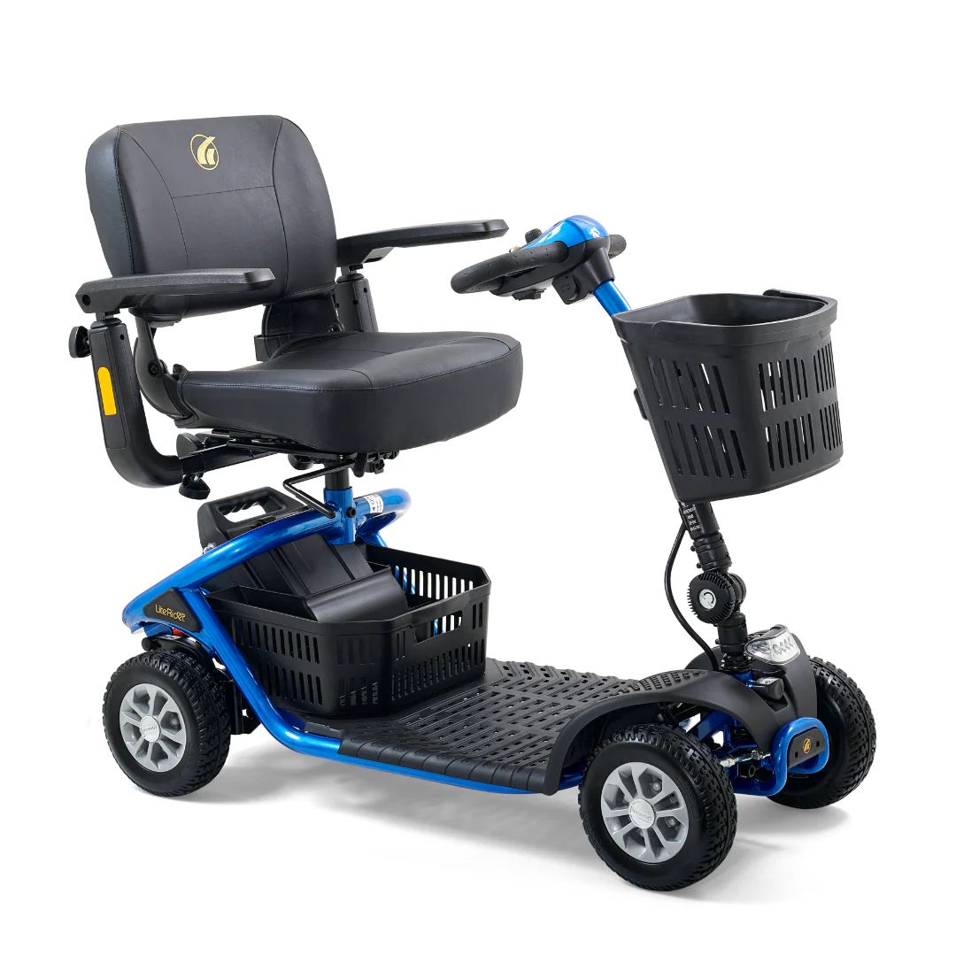 Golden Technologies LiteRider – Lightweight 4 Wheels Travel Scooter