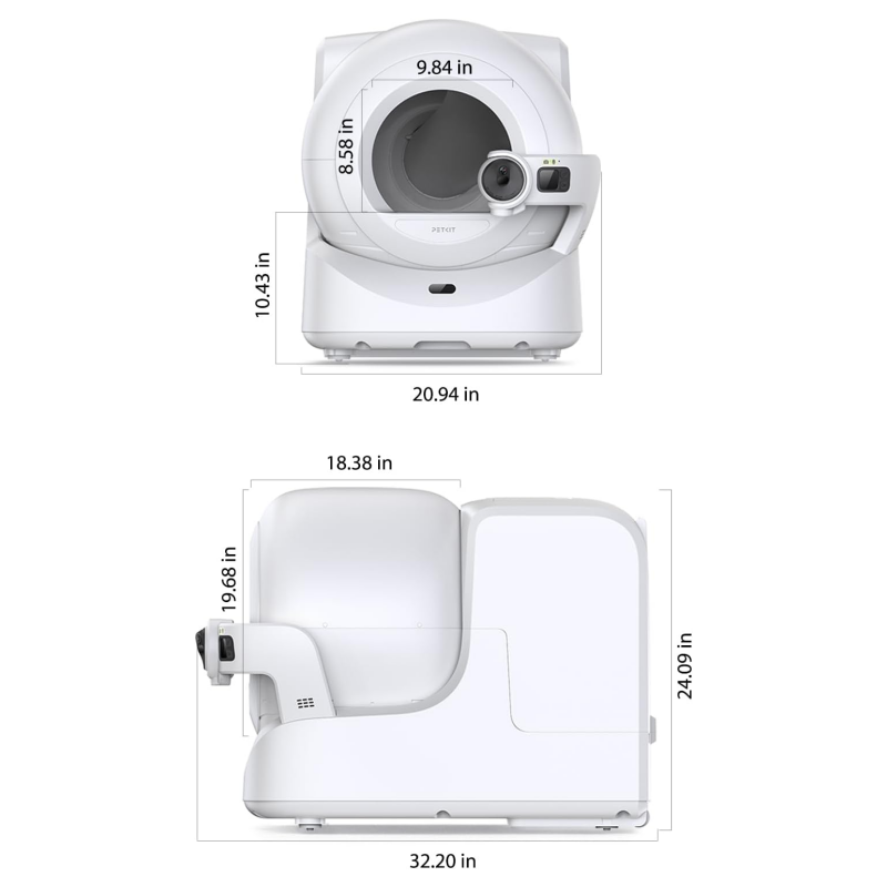 PETKIT Purobot Ultra Self-Packing & AI-Powered Camera Automatic Cat Litter Box, 5G WiFi Self Cleaning Cat Litter Box, True Hands-Free Auto Scooping Cat Litter Box