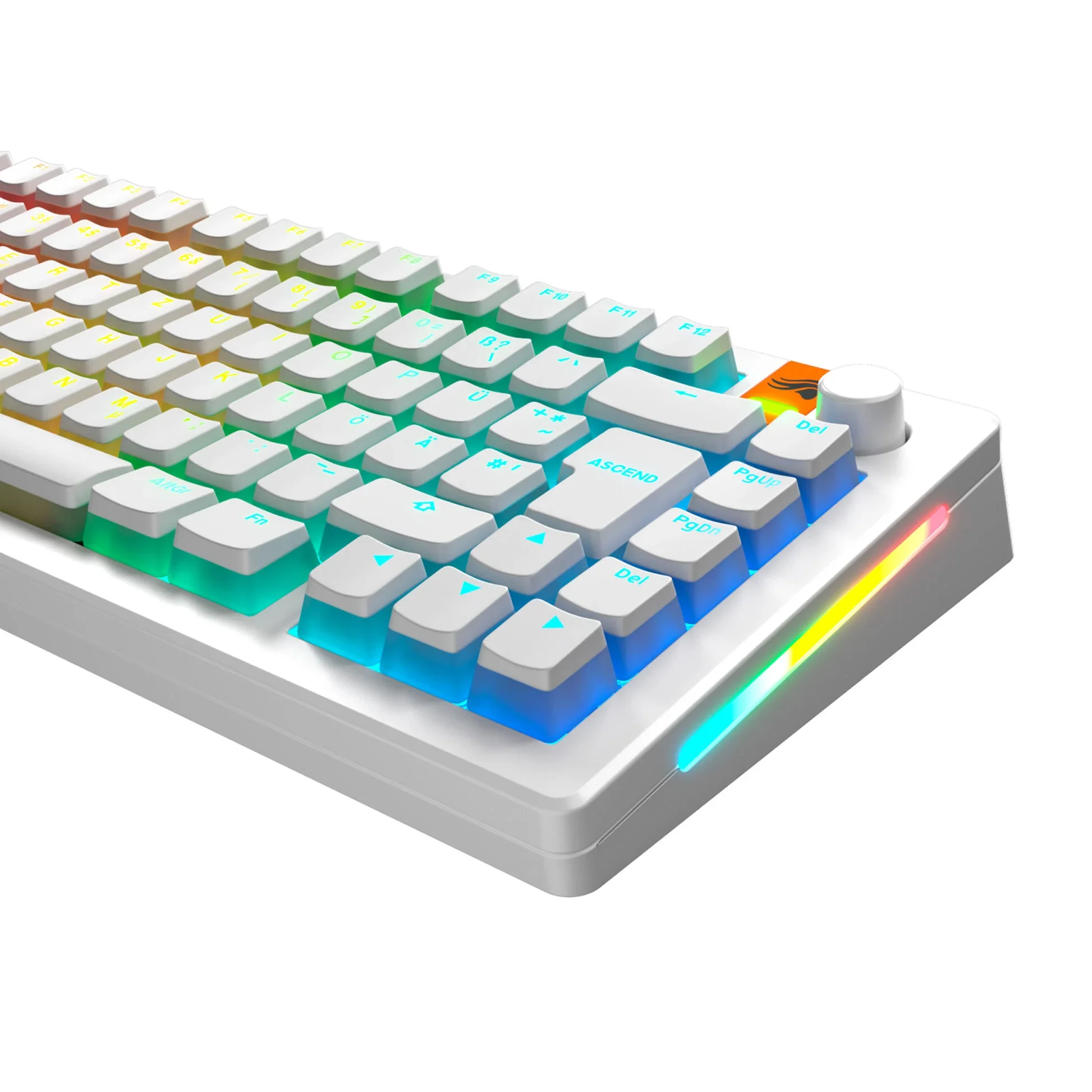 Glorious Aura V3 Keycaps Hvid - (131pcs)