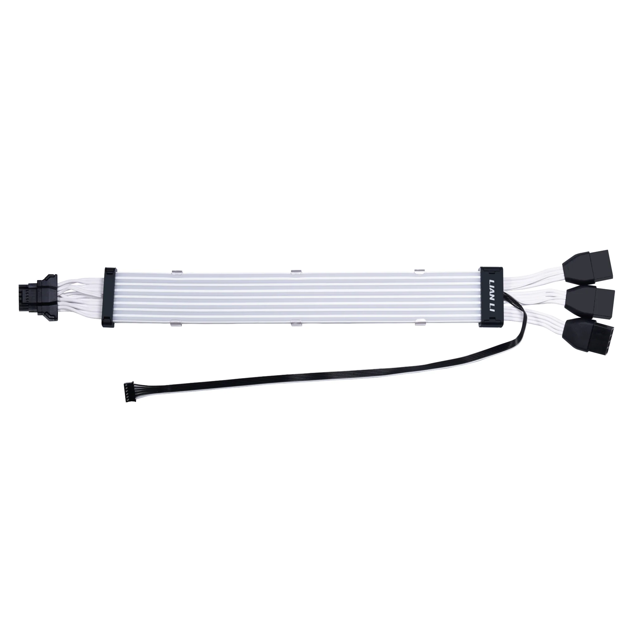 Lian Li Strimer plus V2 168-8 – 12+4-polig auf 3x 8-polig. 8 Lichtleiter. 16 AWG