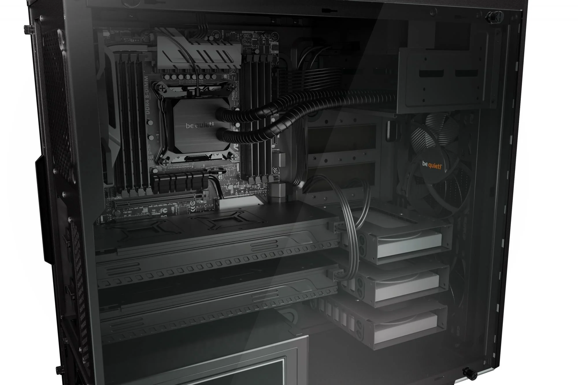 be quiet! PURE BASE 600 Window - black