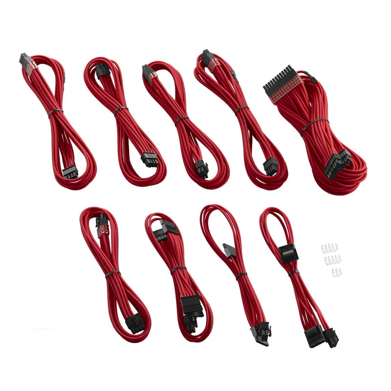 CableMod PRO ModMesh C-Serie AXi. HXi RM Kabelsatz – rot