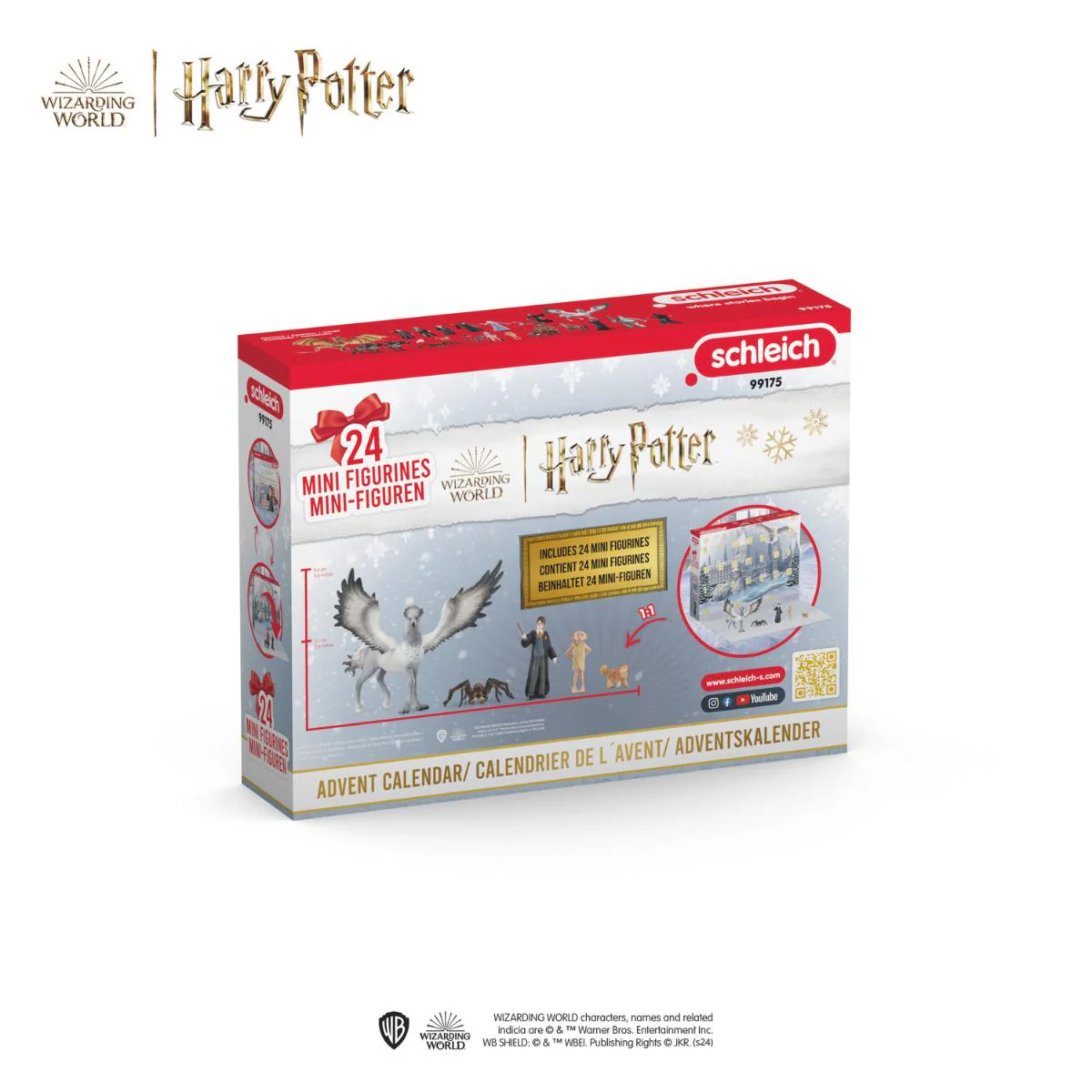 Harry Potter™ Julekalender 2025 med Mini Figur – 24 Magiske Overraskelser