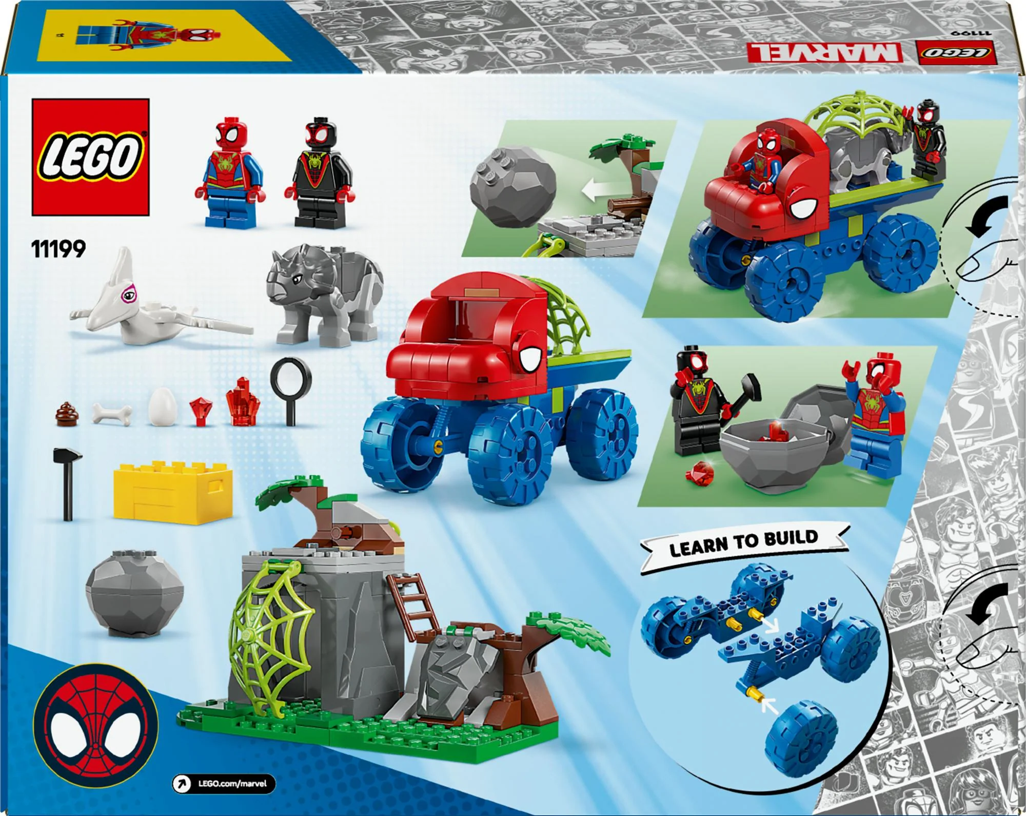 LEGO 11199 Marvel Spidey and his Super Friends Spidey's team on a rescue mission in the dino truck